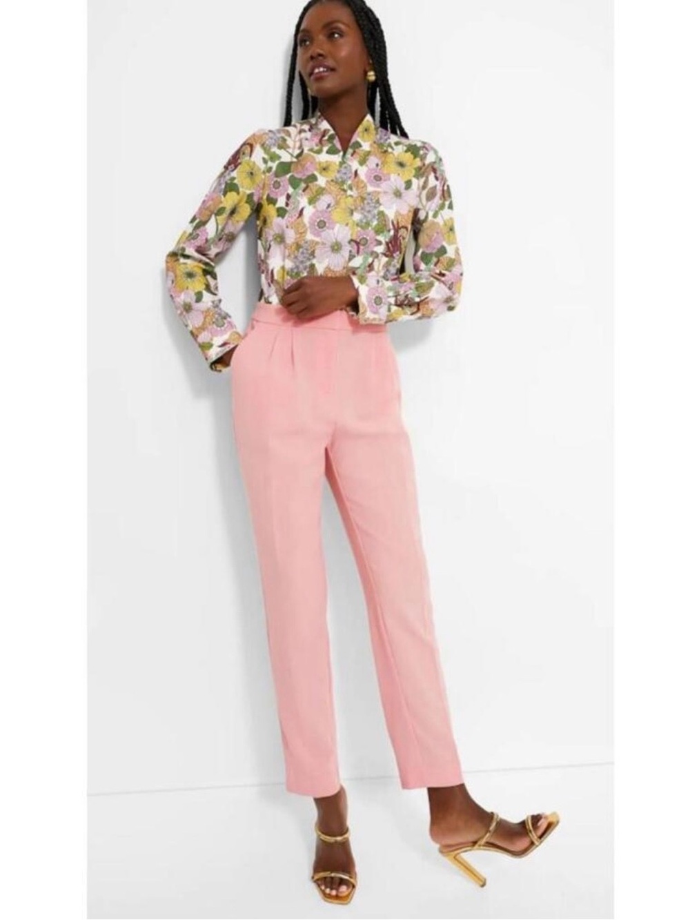 Tuckernuck Wildflowers Field Adalie Jumpsuit - Pink NWT